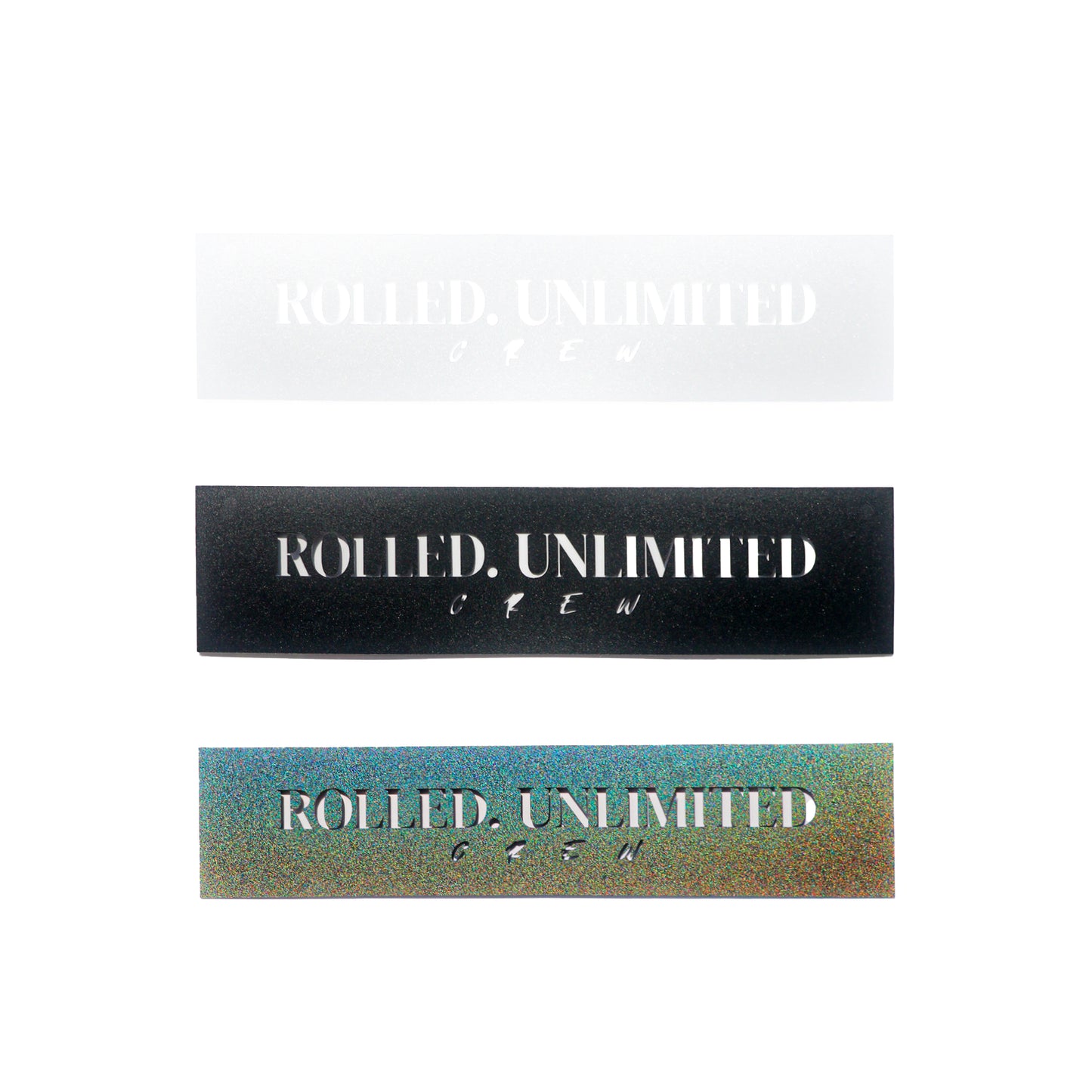 ROLLED. UNLIMITED CREW | STICKER