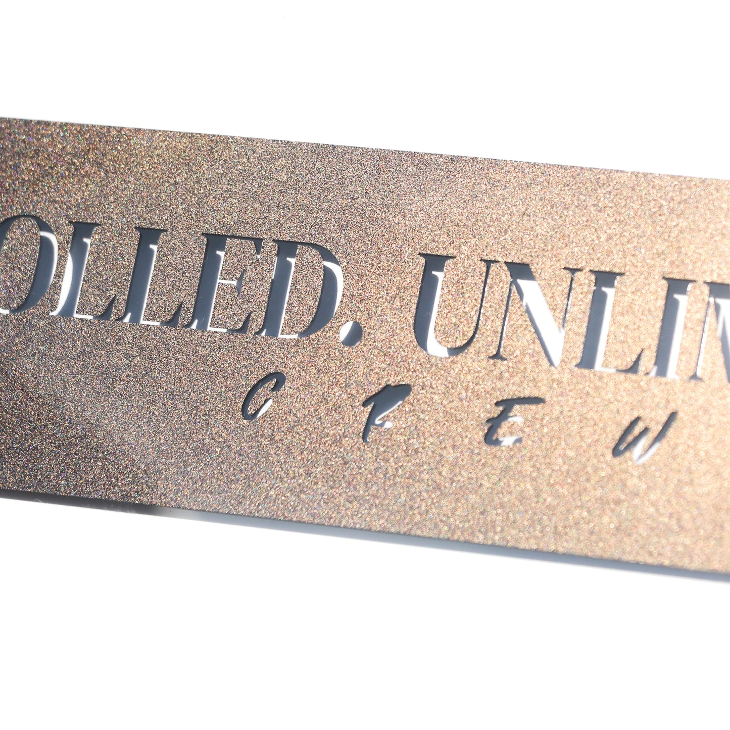 ROLLED. UNLIMITED CREW | STICKER